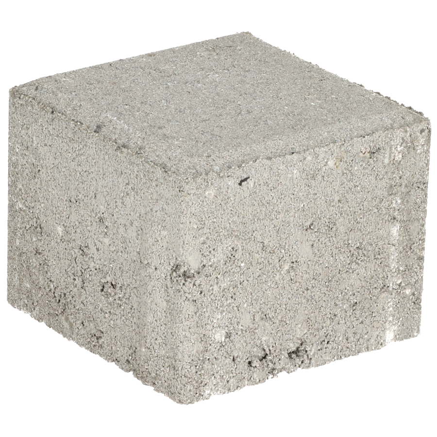 Betonstraatsteen met een natuursteenlook, rechthoekig van vorm, met een licht ruwe textuur. De afbeelding toont de steen in een neutrale belichting, geschikt voor gebruik in bestrating.